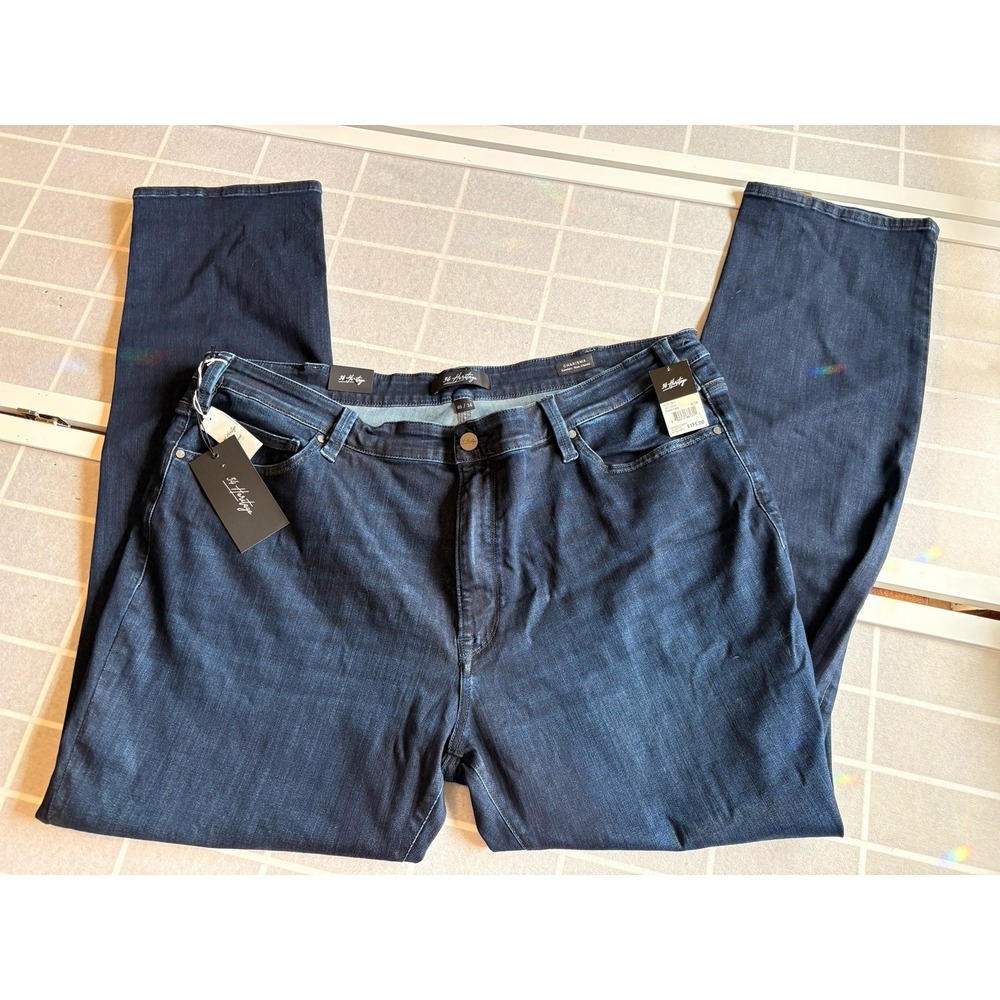 34 Heritage Jeans Mens 46x34 Comfort Rise Classic Charisma Comfort-rise Blue NWT